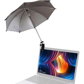 ظل أشعة الشمس المحمولة ، 360 درجة دوران 19 '' قطرها شمس محمول كبيرة للعمل في الخارج ، غلاف الظل الشاشة القابل للطي ، الأسود in Kuwait