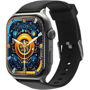 AOC E07 SMARTWATCH 1.96 AMOLED HD TOCCEREN ، مكالمة Bluetooth ، GPT AI ، مساعد الصوت ، معدل ضربات القلب ومراقبة النوم ، ساعة اللياقة البدنية الذكية ، أوضاع رياضية مقاومة للماء IP67 للرجال والنساء in Kuwait