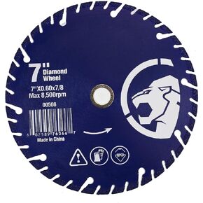 Stark 14" Inch Premium Multi-Purpose Diamond Metal Steel Iron Cut Off Wheel Abrasive, 1" Arbor Ultra Fast Cutting in Kuwait