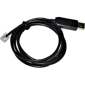Industrial F&T>D*I FT232RL CHIP USB to RJ11 RJ12 6P4C Plug RS232 Serial Communication Cable for KOLLMORGEN S20260 S200 J5 Port(1.8M) in Saudi Arabia