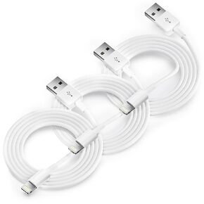 3Pack Car Apple Carplay Cable, Car Charger Cord,USB A to Lightning Cable,3.3FT, Compatible iPhone 14/13/12/11/Pro/Max/XR/XS/X/8/7/6S Plus/5S/SE 3rd/iPad Pro/Air/Mini Charging Cable Cord in Saudi Arabia