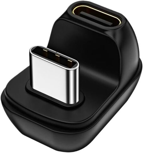 40GBPS USB C angle 180 درجة محول 3 4 USB 4 TY> PE C MALE ONEPTRENTER PD 100W 8K 60Hz الهاتف الذكي (Type-C 4.0) in Kuwait