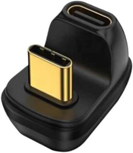 40GBPS USB C angle 180 درجة محول 3 4 USB 4 TY> PE C MALE ONEPTRENTER PD 100W 8K 60Hz الهاتف الذكي (Type-C 4.0) in Kuwait