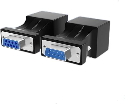 يدعم المحول التسلسلي DB9 إلى RJ45 RS232 من الذكور/الإناث إلى محول منفذ Ethernet RJ45 ، نقل المسافات الطويلة حتى 20 مترًا عبر كابل CAT5/CAT6 ، والتوصيل والتشغيل (2pcs ذكر+أنثى) in Kuwait