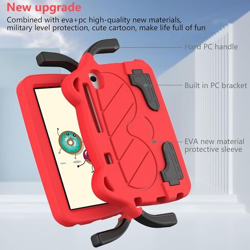 حالة Travel Tablet Case Kids متوافقة مع TCL Tab 8 LE 9137 W/WIFI 9132 X (2023)/TAB 8-9038S (2022) مقبض مقبض مقبض مصنوع مصنوع. in Saudi Arabia