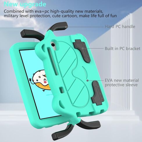 حالة Travel Tablet Case Kids متوافقة مع TCL Tab 8 LE 9137 W/WIFI 9132 X (2023)/TAB 8-9038S (2022) مقبض مقبض مقبض مصنوع مصنوع. in Kuwait