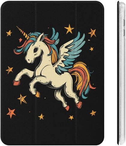 علبة Unicorm القديمة مع حامل القلم رفيع الخفيفة الوزن trifold موقف متوافق مع iPad mini 4/5/6 mini6 （8.3in） in Kuwait