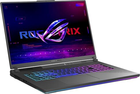 ASUS ROG Strix G18 (2025) Gaming Labtop ، 18 "ROG FHD+ 16:10 144Hz ، NVIDIA® GEFORCE RTX ™ 5060 ، AMD RYZEN ™ 9 8940HX Mobile Processor ، 16GB DDR5-5200MHz ، 1TB SSD ، WI-FI 6E ، Wind 11 Home in Saudi Arabia