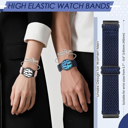 4 حزمة 20 مم نايلون نايلون متوفرة مع Garmin Vivoactive 6/5/3 ، Garmin Venu/Venu 2 Plus/Vivomove 3 ، Amazfit Bip 3/Bip 3 Pro ، Quick Release Smart Watch Band for AmazFit 2 Active 2 in Kuwait