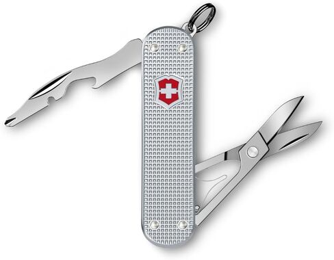 أداة Victorinox Companion Slim Alox Pocket 5 وظائف صغيرة مع مقص ومفكري سويسري مصنوع - أحمر in Kuwait
