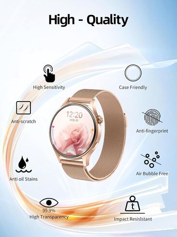 [6 حزمة] لـ AEAC AR-01 1.32 بوصة ، واقي شاشة مضاد للضوء ، ومرنة فيلم TPU متوافق مع AEAC AR-01 SMARTWATCH in Kuwait