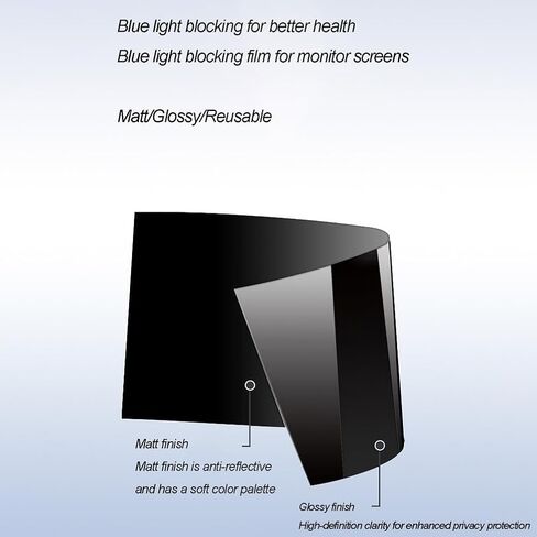 Privacy Screen Anti Peeping Film 28-40 inch Computer Screen Anti Glare Protector Film for HDTVs Computer Monitor Desktop PC LED Monitor LED Screen,31.5in 16:9 in Saudi Arabia