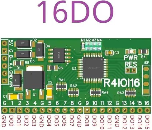 16DI/16DO/8DI-8DO/4DI-12DO/12DI-4DO RTU Digital RS485 2.54mm Pin Cores Board Module for 8266 Home Modbus RTU Digital Module in Saudi Arabia
