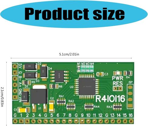 16DI/16DO/8DI-8DO/4DI-12DO/12DI-4DO RTU Digital RS485 2.54mm Pin Cores Board Module for 8266 Home Modbus RTU Digital Module in Saudi Arabia