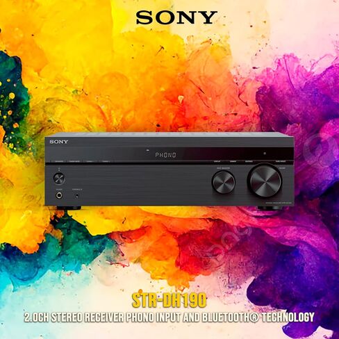 Sony 2 Channel Stereo Receiver with Phono Inputs and Bluetooth Connectivity Bundle with Knox Gear 60-Watt Compact Wireless 2.0-Channel Soundbar with Bluetooth 5.0 (Oak) (2 Items) in Saudi Arabia