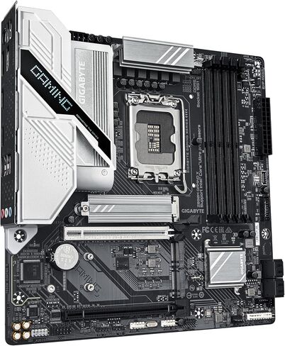 GIGABYTE Z890M Gaming X Motherboard - Supports Intel Core Ultra (Series 2) CPUs, 8+1+2 Phases VRM, up to 8800MHz DDR5 (OC), 1xPCIe 5.0 + 2xPCIe 4.0, 2.5GbE LAN, USB 3.2 Gen 1 in Saudi Arabia