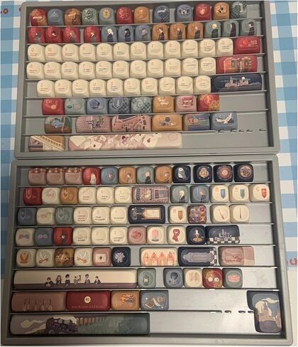 Letter from an Owl Themed Keycaps Dye Sublimation PBT, MOA Profile, 140 Keys Custom Keycaps for ANSI Layout, MX Switch Mechanical Gaming Keyboard in Saudi Arabia