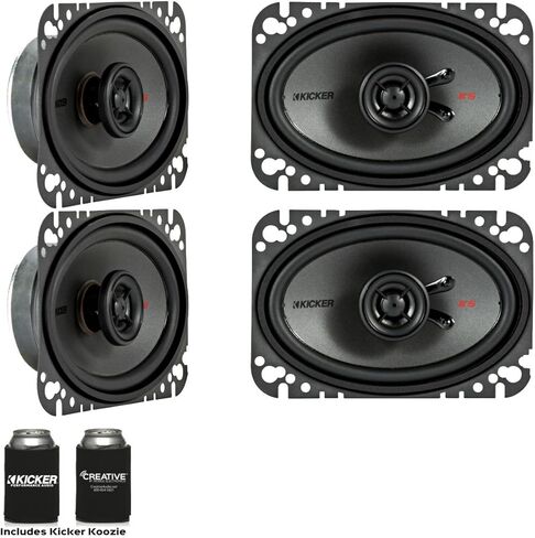 حزمة مكبرات الصوت Kicker - زوجان من مكبرات الصوت 4x6 بوصة KS -Series 44KSC4604 in Saudi Arabia