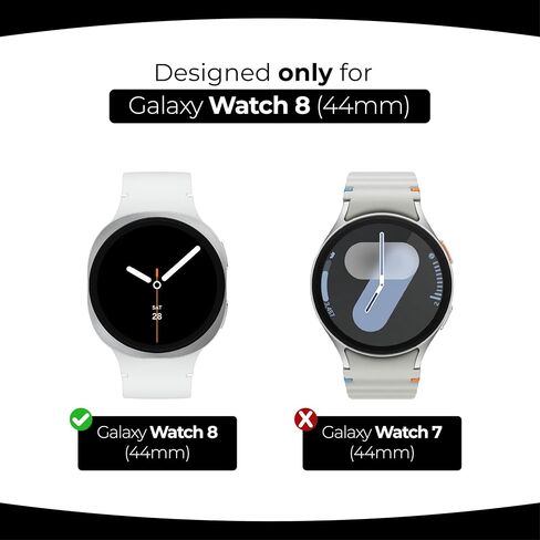 ArmorSuit 6 Pack for Samsung Galaxy Watch 8 (44mm) Screen Protector MilitaryShield HD Clear Film - Made in USA in Saudi Arabia