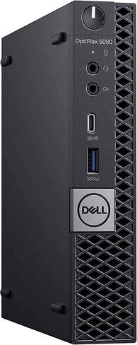 Dell Optiplex 5060 Micro Desktop Computer | Hexa Core Intel i5 (3.2) | 32GB DDR4 RAM | 250 جيجابايت SSD الحالة الصلبة | Windows 11 Professional | كمبيوتر المنزل أو المكتب (متجدد) in Kuwait