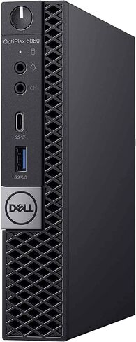 Dell Optiplex 5060 Micro Desktop Computer | Hexa Core Intel i5 (3.2) | 32GB DDR4 RAM | 250 جيجابايت SSD الحالة الصلبة | Windows 11 Professional | كمبيوتر المنزل أو المكتب (متجدد) in Kuwait