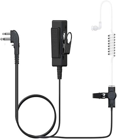سماعة الأذن لـ Hytera PD500 Walkie Talkie ， متوافقة مع Hytera PD560 TD510 TD520 TC620-Acoustic Tube in Saudi Arabia