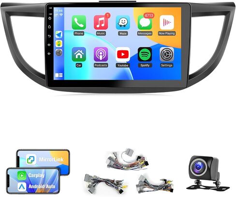 Naifay Android Car Stereo for Honda CRV 2012 2013 2014 2015 2016 Radio ، 2 + 32g 10.1inch IPS Touch Screen in Kuwait