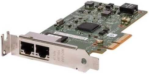 Dell 8WWC9 Intel i350-T2 1GB Dual Port Low Profile Network Card - 1Gbps - 2 x RJ-45 - PCI-E 2.1 X 4 (Renewed) in Saudi Arabia