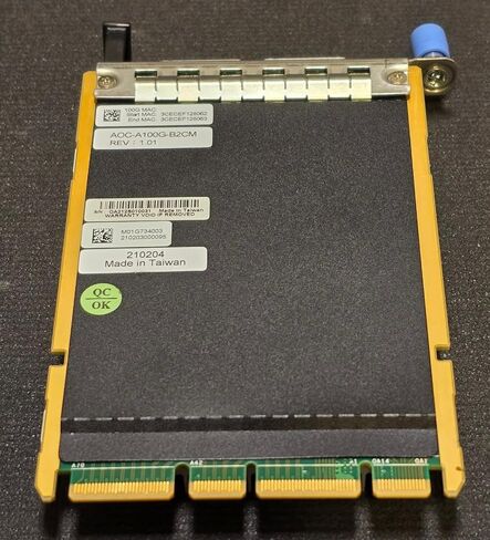 Supermicro AOC-A100G-B2CM AIOM DUAL PORT 100GBE QSFP28 ، استنادًا إلى Broadcom BCM57508 in Saudi Arabia