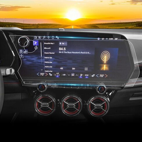 2025 CHEVY Blazer EV مضاد للوهج شاشة البصمة واقي ماتي لعام 2024 2025 2026 CHEVY BLAZER EV (LT ، RS ، SS) 17.7 '' Infotainment & 11 "غطاء شاشة Dashboard Saver Acver Free Assories 2 Pack in Saudi Arabia