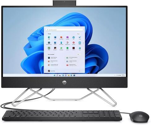 HP 2024 24 CB100 23.8 "FHD IPS All-in-One Desktop 10-Core 12th Gen Intel Core I7-1255U IRIS XE Graphics 32GB DDR4 2TB NVME SSD RJ-45 HDMI WebCam Keyboard Mouse Windows 10 Pro W/RE USB in Saudi Arabia