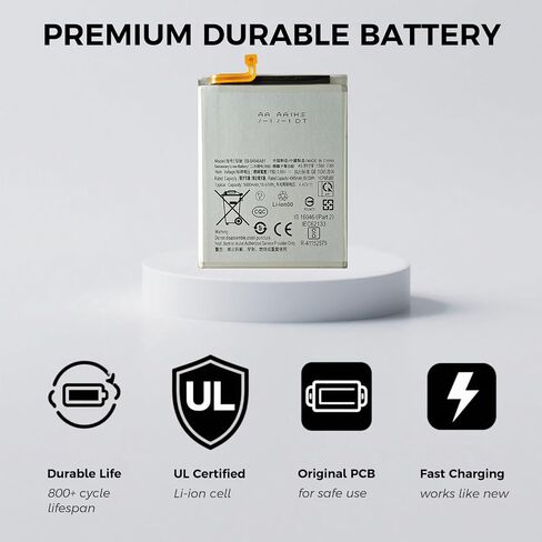 بطارية EB-BA546ABY جديدة متوافقة مع Galaxy A54 5G/A34 5G SM-A546 SM-A346 B/U/U1/W/E ، مع مجموعة أدوات التعليمات و DIY in Kuwait
