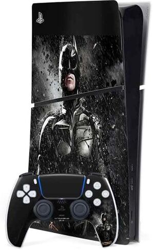 ألعاب Skinit Skinit Maming متوفرة مع حزمة PS5 Slim Digital Edition - Comics DC Comics المرخصة رسميًا Batman Dark Knight Comic Action Design in Saudi Arabia