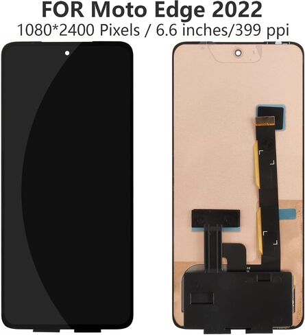استبدال الشاشة لـ Motorola Moto Edge 2022 LCD Display XT2205 XT2205-1 XT2205-3 LCD Touch Screen Digitizer Kit Kit 6.6 Inch Black AMOLED in Kuwait