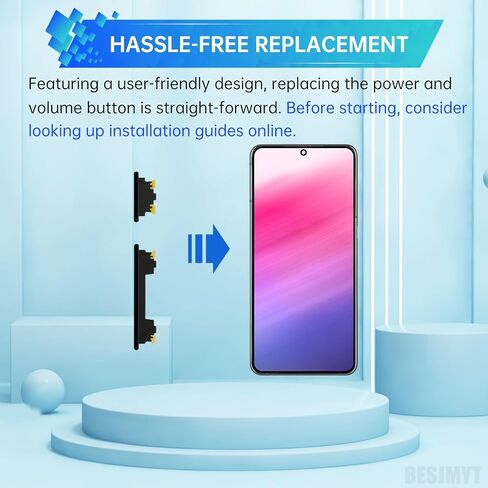 Side Power Volume Button Replacement for Samsung Galaxy A53 5G Power On Off Switch Volume Button Replacement Side Key Button Repair SM-A536U SM-A536U1 Black in Saudi Arabia