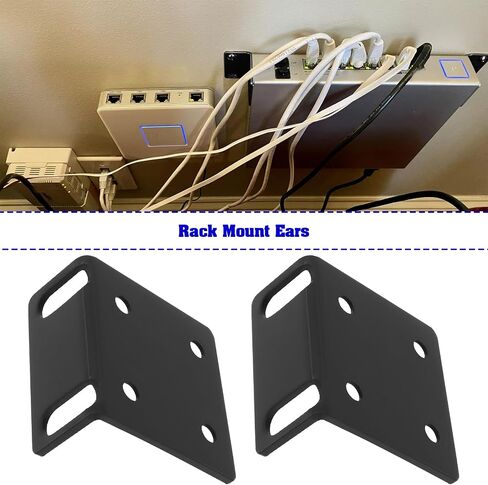2pcs 24mm Rack Mount Ears with Screws Compatible with Ubiquiti Switches Compatible with Ubiquiti Dream Machine UDM in Saudi Arabia
