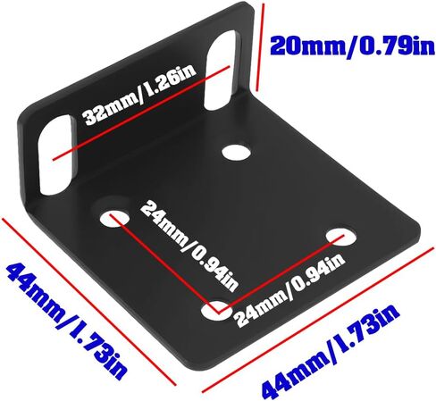 2pcs 24mm Rack Mount Ears with Screws Compatible with Ubiquiti Switches Compatible with Ubiquiti Dream Machine UDM in Saudi Arabia
