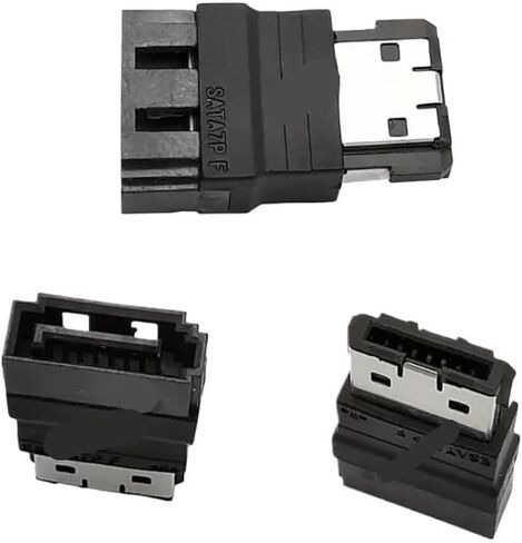 7pin sata male to esata female adapter connector 7p esata female to sata male transmission connecto in Saudi Arabia