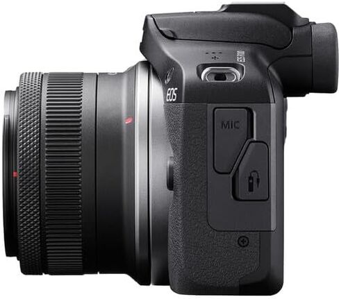 Canon EOS R100 Mirrorless Camera with 18-45mm & 75-300mm Lens Bundle with Canon 200ES EOS Shoulder Bag + 64GB Extreme PRO Memory Card in Saudi Arabia