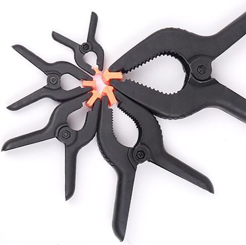 ​2-Inch Plastic A-Clamps 10-Pack, Spring-Loaded Photo Backdrop Clamps for Crafts, Studio & Woodworking Tools in Saudi Arabia