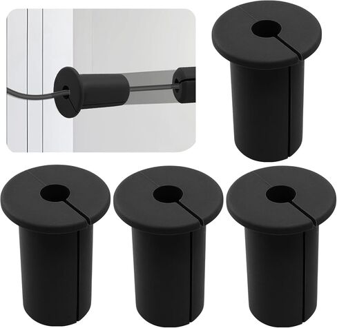 4 Pcs 3/4 Inch Starlink Wall Cable Grommets, Industrial Silicone Pass Through Bushing for Ethernet Cables - Compatible with Starlink Dishy Mounting Kit & Home Furniture (Gray) in Saudi Arabia
