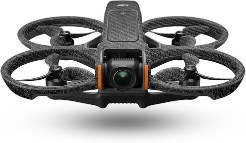 كربون ألياف بدون طيار متوافق مع DJI Avata 2 (2024) - الجلود الأسود - غطاء ملصق الواقي فينيل 3M - سهل التطبيق | مصنوع في الولايات المتحدة الأمريكية من قبل Mayyskins in Kuwait