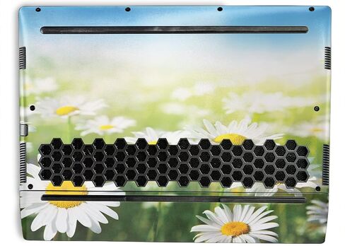 MightySkins Skin Compatible with Alienware M15 R7 (2022) Full Wrap Kit - Field of Daisies | Protective, Durable, and Unique Vinyl Decal wrap Cover | Easy to Apply & Change Styles | Made in The USA in Saudi Arabia