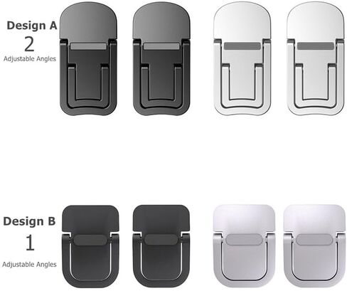 2pcs جهاز كمبيوتر محمول حامل صغير محمول قابلة للطي قوس محمول محمول قابلة لصالح Macbook حامل دفتر المركز الدفتري in Saudi Arabia