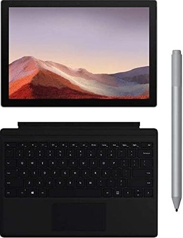Microsoft Surface Pro 7+ 2-in-1, 12.3" Touch Screen Tablet PC, 11th Gen Intel, 8GB RAM, 128GB SSD, Windows 11 Home, with Type Cover, Surface Pen & Woov Sleeve (Intel core i5 | 8GB 128GB) in Saudi Arabia