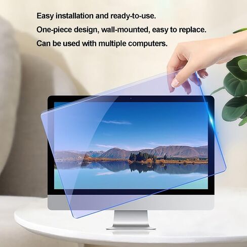 Anti Scratch Blue Light Blocking Screen Protector 12.5-20 inch Computer Screen Protector Film with High Clarity for LED Screen Desktop PC Monitor,12.5in 16:9 in Saudi Arabia