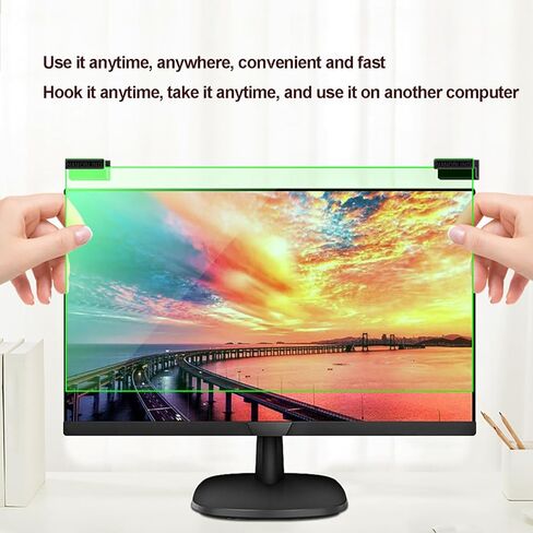 حامي مراقبة الكمبيوتر 21 27 بوصة شاشة الكمبيوتر الشاشة الأزرق مانع الضوء على تعب العين لـ HDTVS LED Screen Screen Screen PC LED Monitor ، 21in 16: 9 in Saudi Arabia