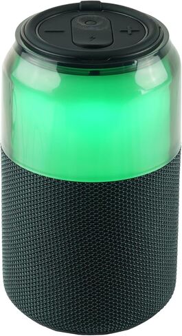 Supersonic SC-2335BT SodaBoom Multi-Color Glowing Portable Bluetooth Speaker with 4-Mode LED Light Show, TWS Pairing, USB Input, 1800mAh Battery, Silicone Carry Loop, Dust Cover, 10W Peak Power in Saudi Arabia