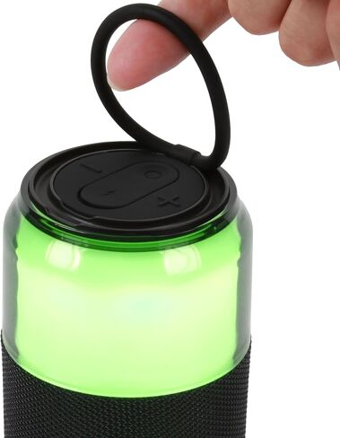 Supersonic SC-2335BT SodaBoom Multi-Color Glowing Portable Bluetooth Speaker with 4-Mode LED Light Show, TWS Pairing, USB Input, 1800mAh Battery, Silicone Carry Loop, Dust Cover, 10W Peak Power in Saudi Arabia