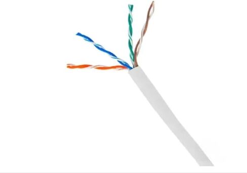CAT5E-W Bulk Ethernet Cable, U/UTP, Bare Copper Conductors, 1000ft, PVC Jacket, HDPE Insulation, CMR Rated, ANSI/TIA-568-C.2 Compliant, White in Saudi Arabia